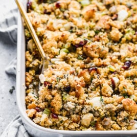 Easy cornbread stuffing with sausage
