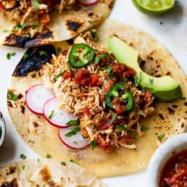the best shredded chicken tacos recipe