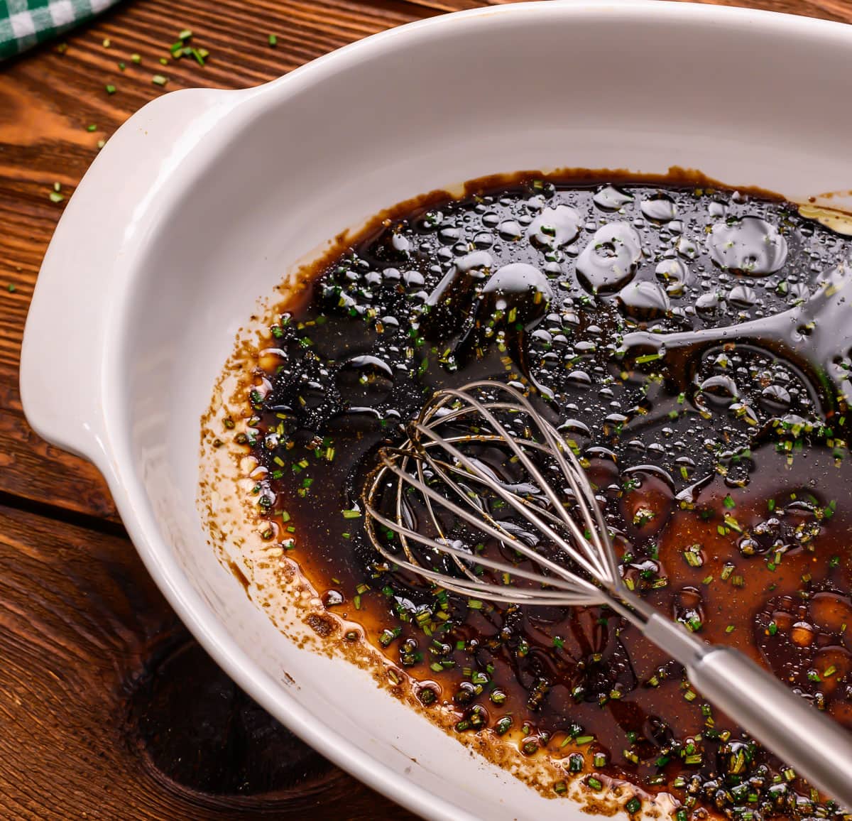 A bowl with an easy and tasty marinade