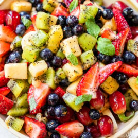 easy fruit salad bowl