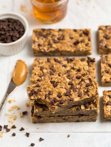 Homemade peanut butter protein bars