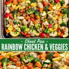 Healthy Sheet Pan of Chicken and Veggies