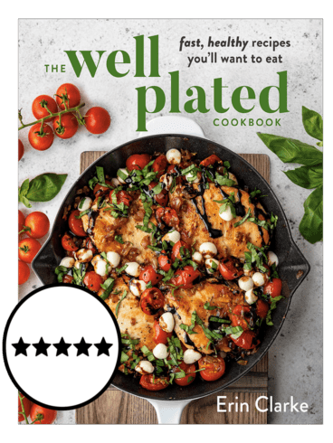 The Cover of the Well Plated Cookbook with Ratings